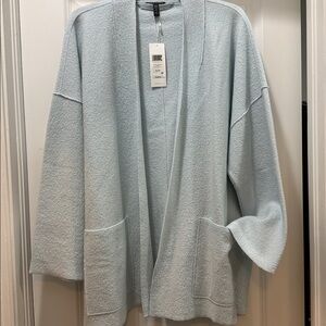 EILEEN FISHER LIGHTWEIGHT BOILED WOOL TOP